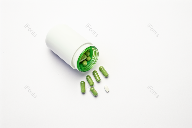 洒出的颗粒药片胶囊展示,高清,摄影图,摄影图片,图片大全,摄影图免费下载